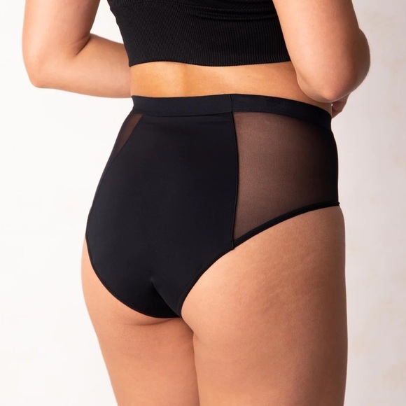 Saalt Black French Cut High Waist High Absorbency Period‎ Underwear Size XS NWT - Picture 2 of 8